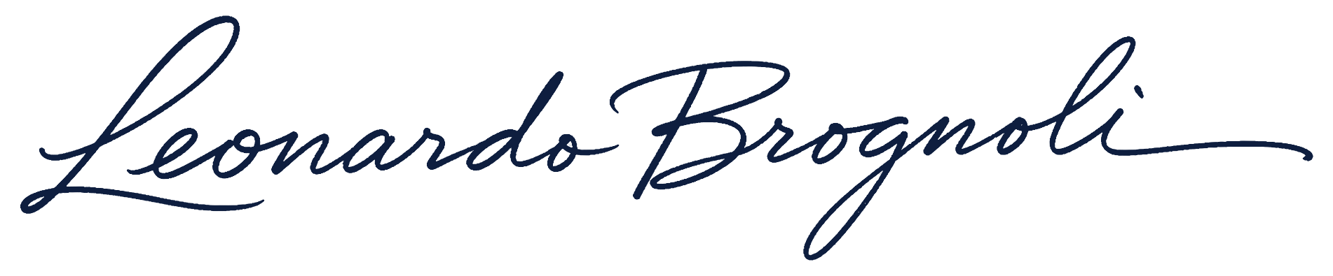 Assinatura de Leonardo Brognoli
